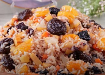 Pilaf dulce de post