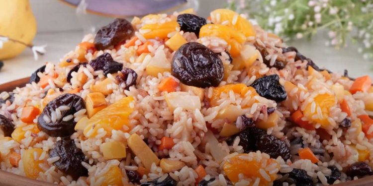 Pilaf dulce de post