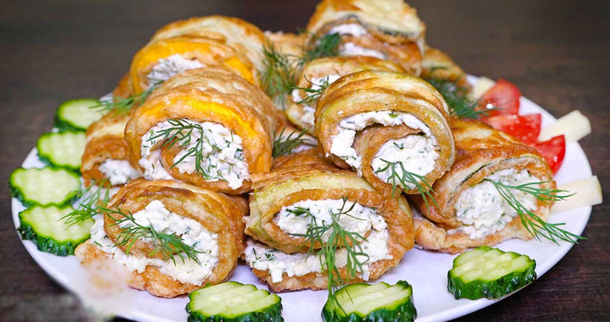 Dovlecel pane umplut