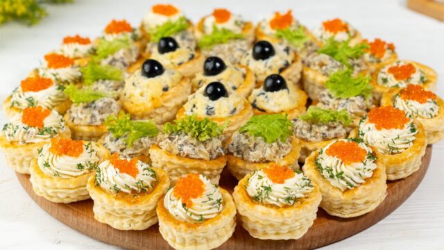 cosulete aperitiv din aluat foietaj