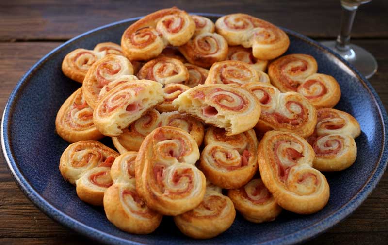 Melci cu sunca si branza