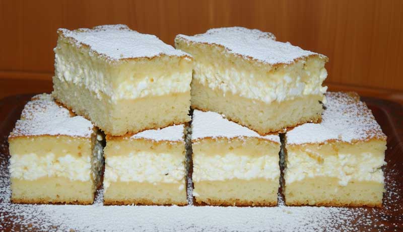 Prăjitura Televizor dar cu blat de nuci, foi de miere și cremă de vanilie