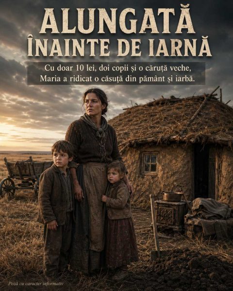 Alungată cu doi copii înainte de iarnă ❄️, a rămas pe câmp cu doar 10 lei în buzunar 💔 și a ridicat o căsuță din pământ, dar ce au descoperit oamenii după prima ninsoare i-a lăsat fără cuvinte 😳