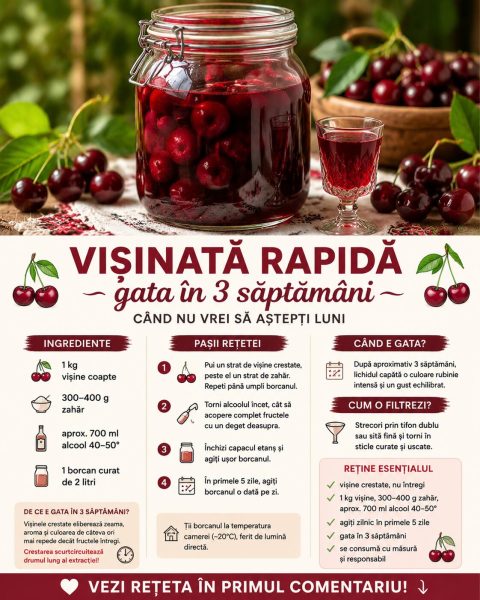 Vișinată rapidă, gata în 3 săptămâni când nu vrei să aștepți luni