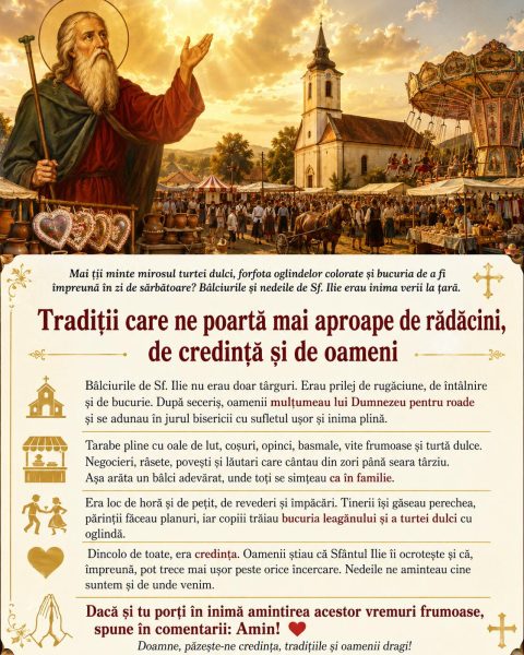 De Sf. Ilie era bâlci mare în sat. Iată cum arătau nedeile de altădată!