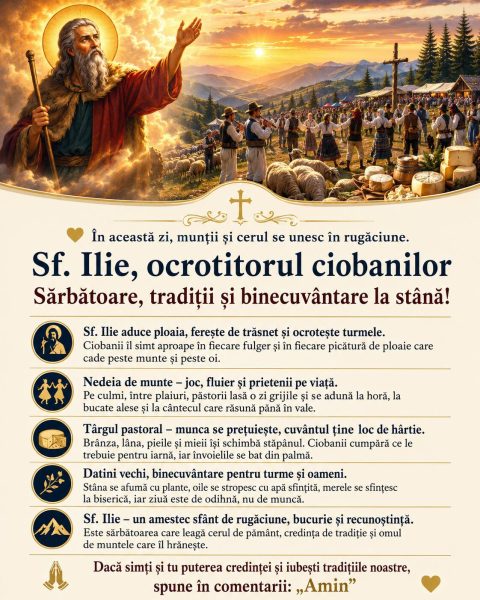 De Sf. Ilie, ciobanii coborau de pe culmi la nedeie. Iată cum se sărbătorea la stână!