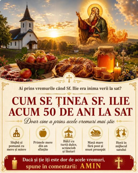 Cum se ținea Sf. Ilie acum 50 de ani la sat. Doar cine a prins acele vremuri mai știe