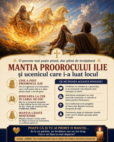 Mantia proorocului Ilie și ucenicul care i-a luat locul. O poveste mai puțin știută
